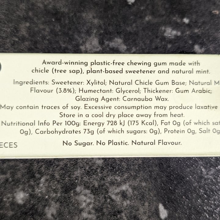 photo of oh my gum Plant based sugar-free chewing gum shared by @mylittlebit on  06 Dec 2022 - review