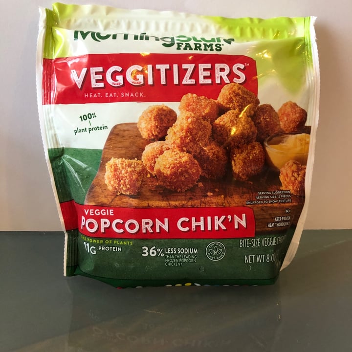 review photo of MorningStar Farms Veggitizers Veggie Popcorn Chik’N shared by @vivianellingson on 10 May 2022 - review