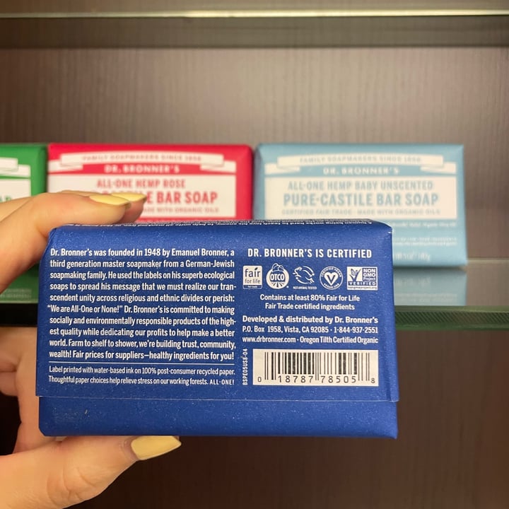 photo of Dr Bonner Bar Soap shared by @even on  14 May 2022 - review