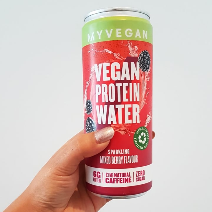 review photo of MYVEGAN Protein Water Mixed Berry Flavour shared by @purplelilpixie on 19 Jun 2021 - review