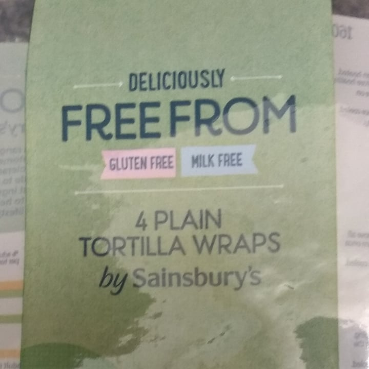 review photo of Sainsbury’s Free From Plain tortilla wraps shared by @keinengel on 31 Dec 2021 - review