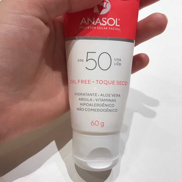 photo of Anasol Protetor Solar Facial Fps 50 shared by @marimateus on  18 Apr 2022 - review