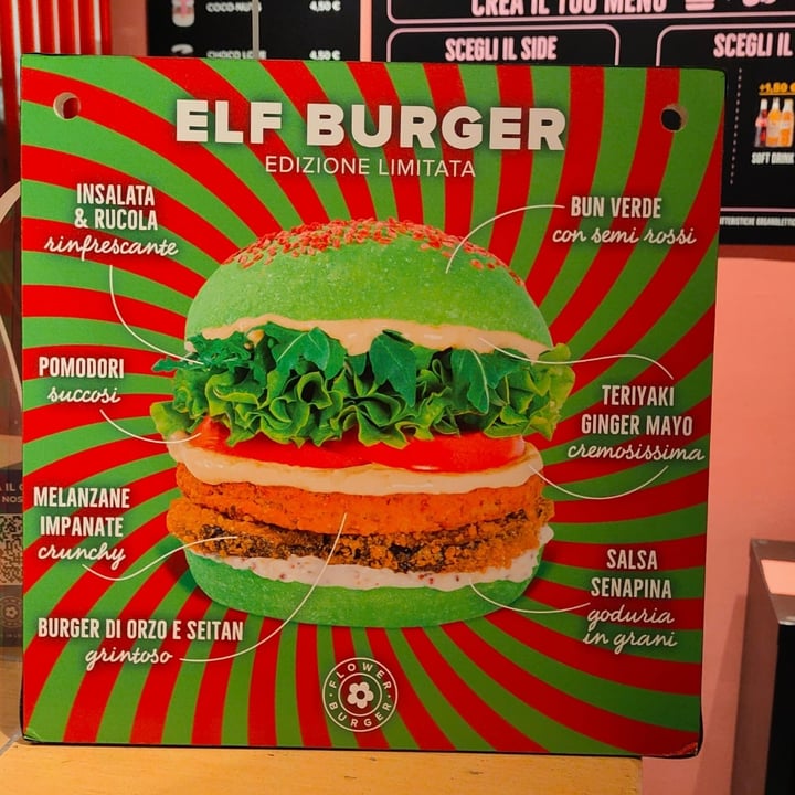 photo of Flower Burger Elf Burger shared by @dratini on  21 Dec 2022 - review