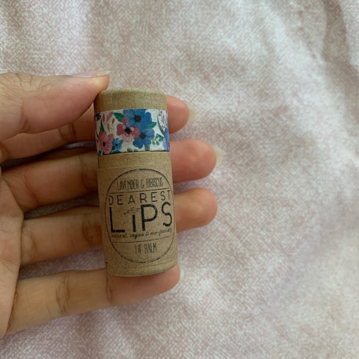 Lavender and hibiscus lip balm from Dearest lips - Vegan Product ...