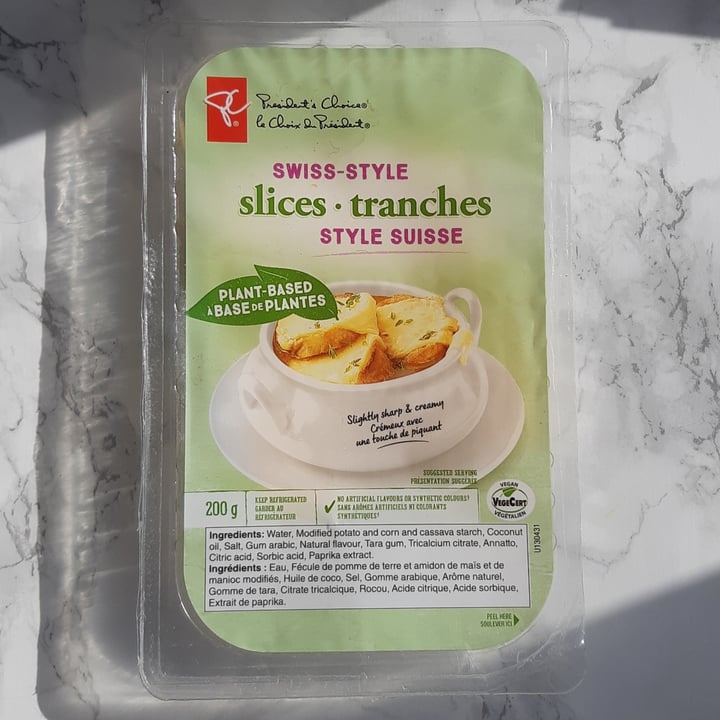 photo of President's Choice PC Swiss-Style Slices shared by @jacswellness on  20 Feb 2021 - review