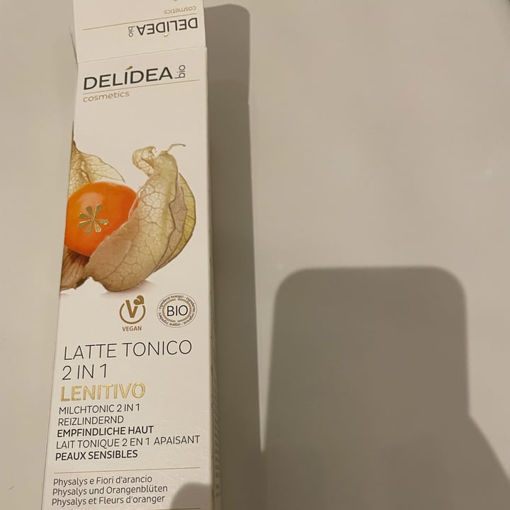 photo of Delídea bio cosmetics latte tonico lenitivo shared by @francesca0607 on  11 Jun 2022 - review