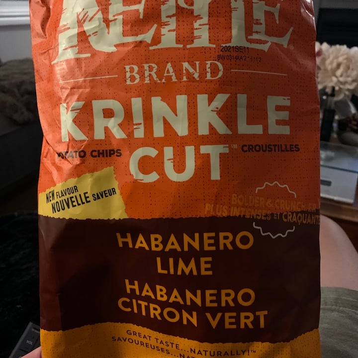 photo of Kettle Brand Habanero lime Krinkle Cut Chips shared by @petrward on  10 Jun 2021 - review