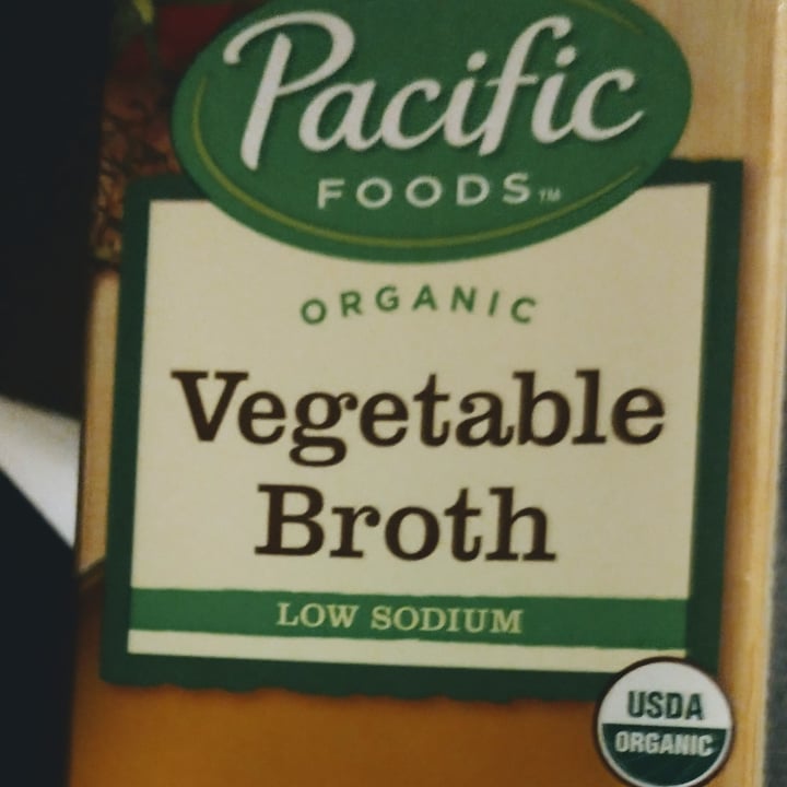 photo of Pacific Foods Organic Vegetable Broth Low Sodium shared by @veg4theanimals on  21 Jan 2021 - review
