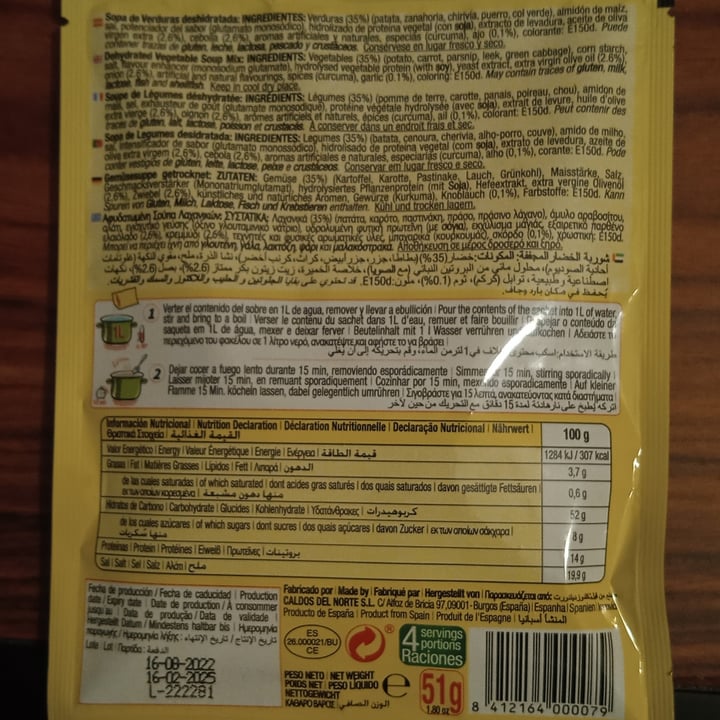 review photo of CalNort Sopa De Verduras shared by @iriavizcaino on 15 Nov 2022 - review