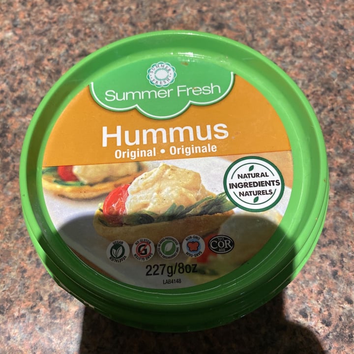 photo of Summer Fresh Original Hummus shared by @shelbybalint on  01 Jul 2021 - review