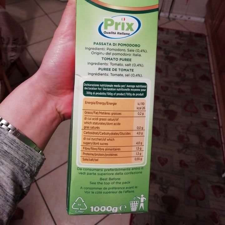 review photo of Prix Passata Di Pomodoro In Scatola shared by @a-girl-is-trying on 12 Apr 2022 - review