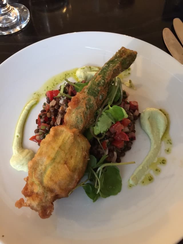 Photo of the dish “Courgette flower”