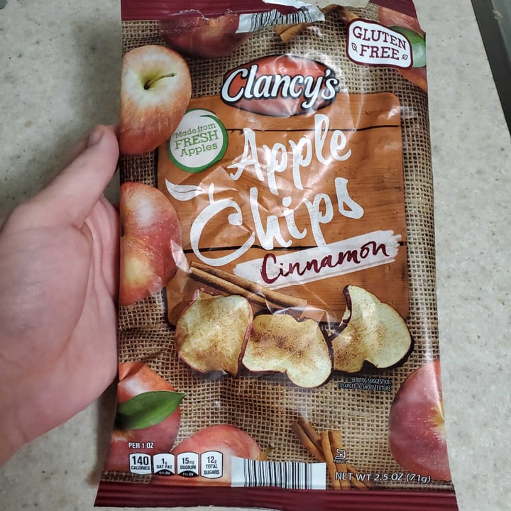 photo of Clancy's Apple Chips (Cinnamon) shared by @emvegan on  16 Dec 2020 - review