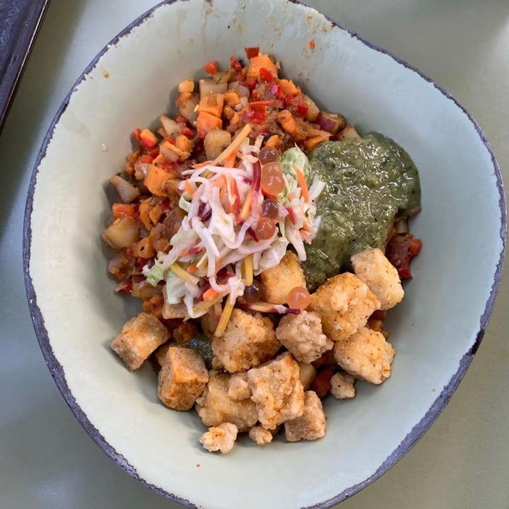 photo of Satu'li Canteen Fried tofu bowl shared by @vegantampa on  16 Aug 2020 - review
