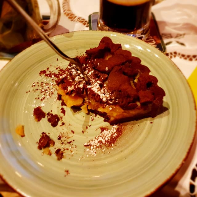 Foto del piatto “Schoko-Birnen-Tarte”