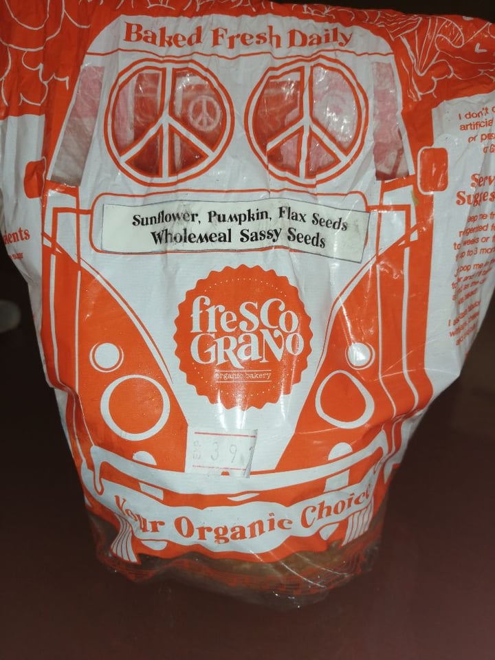 review photo of Fresco Grano Wholemeal Sassy Seeds Bread shared by @pumpkinlad on 05 Sep 2019 - review