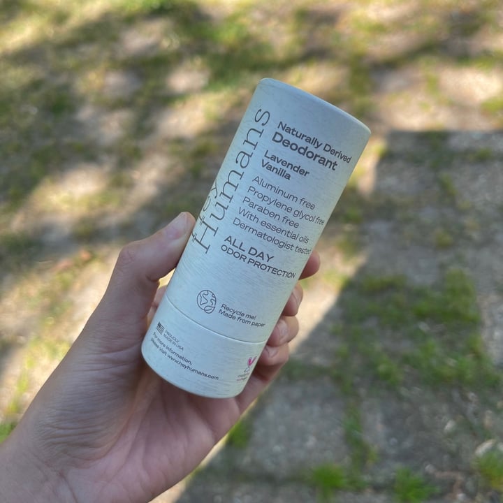 photo of Hey Humans Naturally Derived Deodorant shared by @vegansofvirginia on  07 Jun 2021 - review