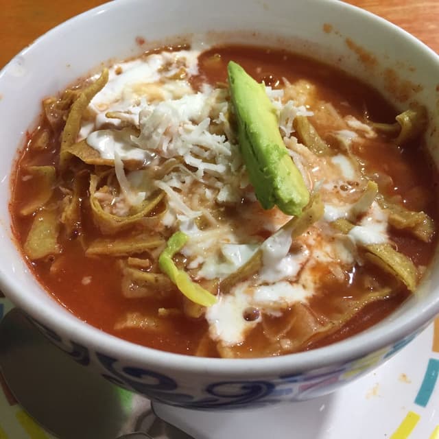 Photo of the dish “Sopa Azteca”