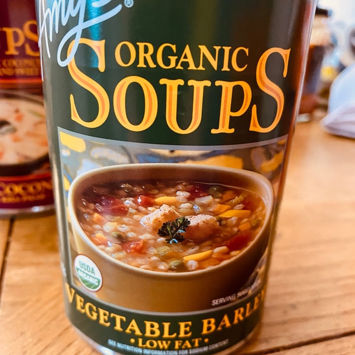 photo of Amy’s Amy’s Organic Soups Vegetable Barley shared by @vpruitt on  13 Mar 2022 - review