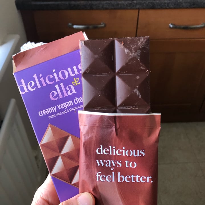 photo of Deliciously Ella Creamy Vegan Chocolate shared by @yourlocalvegan on  18 May 2022 - review
