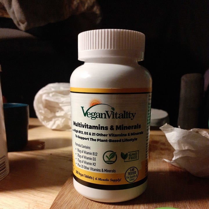 review photo of Vegan Vitality Multivitamins & Minerals shared by @martuveg on 19 Dec 2021 - review