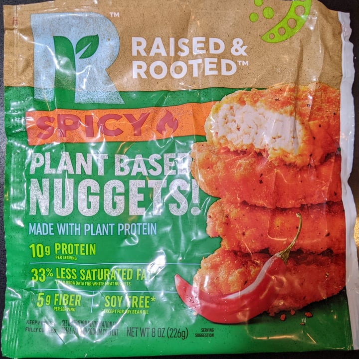 photo of Raised & Rooted Spicy Plant Based Nuggets! shared by @andirabas on  23 Feb 2022 - review