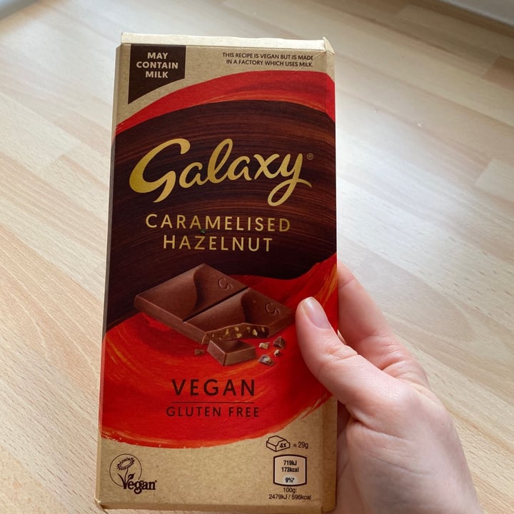photo of Galaxy Caramelised Hazelnut shared by @jodiejarrett on  10 Nov 2020 - review