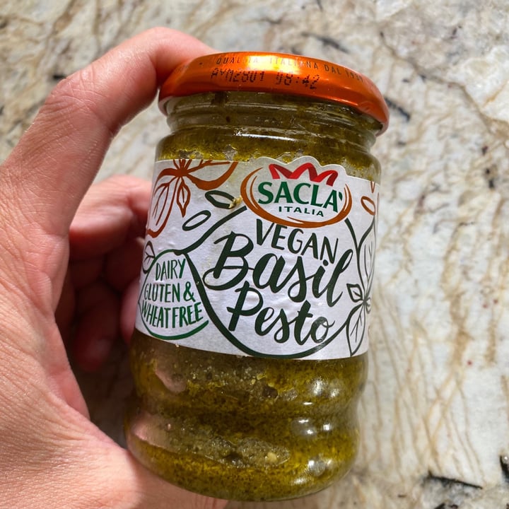photo of Sacla Vegan Basil Pesto shared by @erebusrc on  19 May 2020 - review