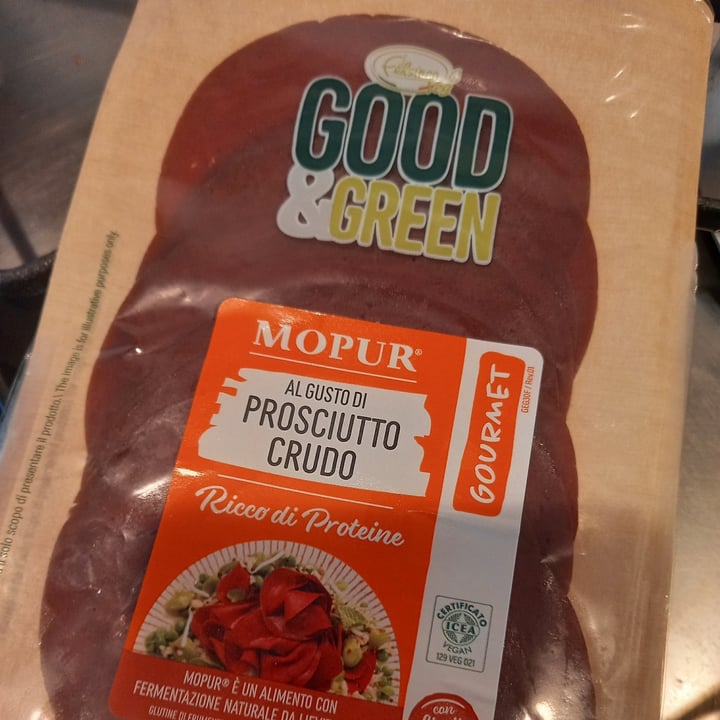 review photo of Good & Green Affettato di mopur al gusto di prosciutto crudo shared by @frida85 on 01 Jul 2022 - review