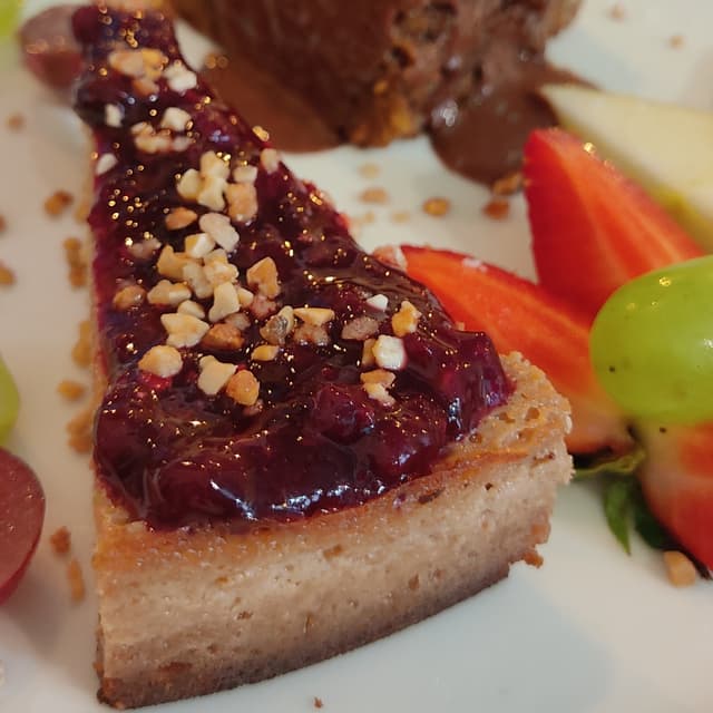 Photo of the dish “Tarta de queso vegana”