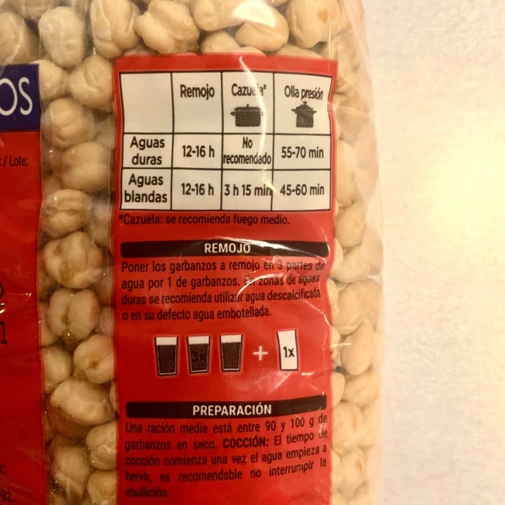 review photo of Hacendado Garbanzo pedrosillano categoría extra shared by @evix on 01 Dec 2022 - review