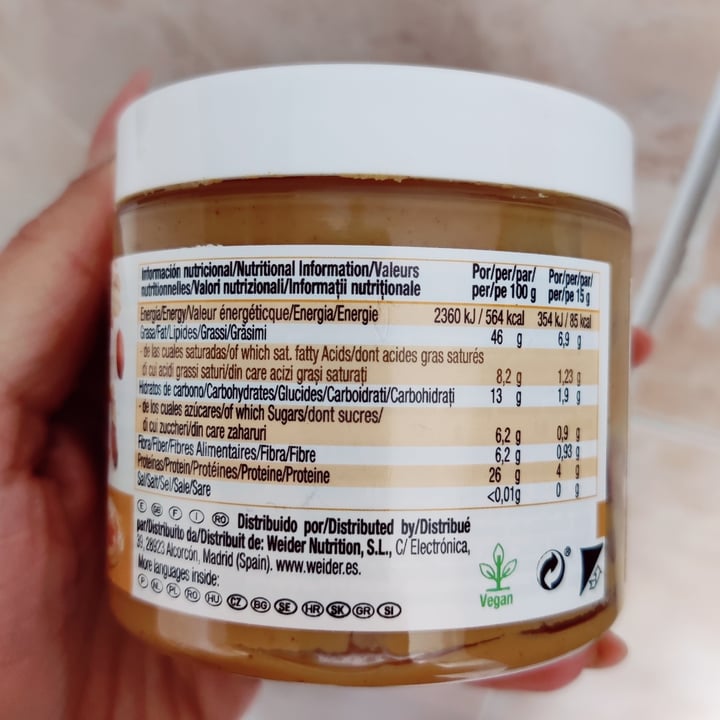 photo of Weider Peanut butter smooth shared by @andreiushka on  01 Oct 2021 - review