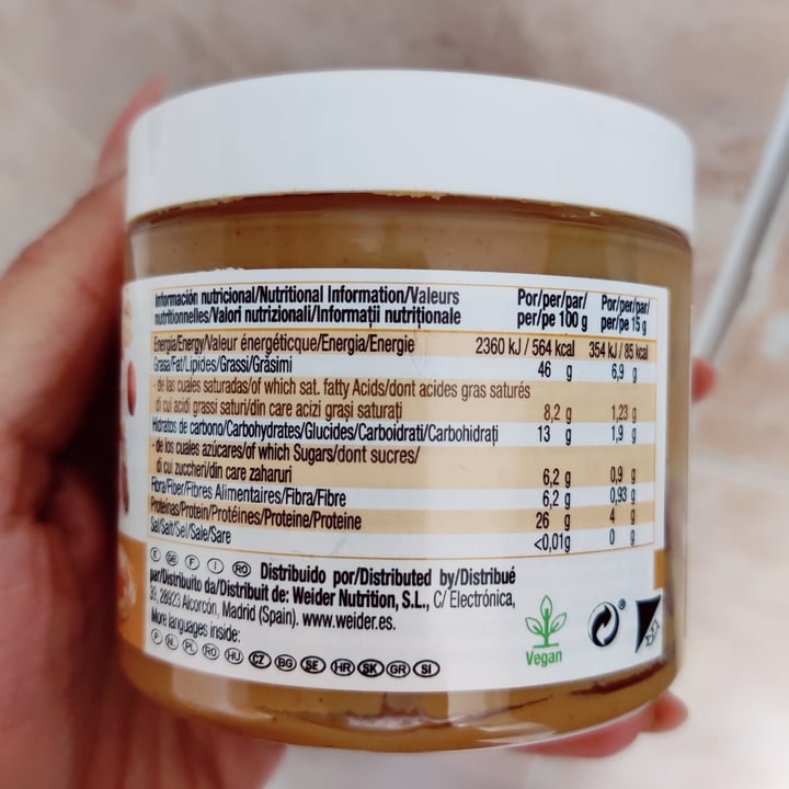 review photo of Weider Peanut butter smooth shared by @andreiushka on 01 Oct 2021 - review
