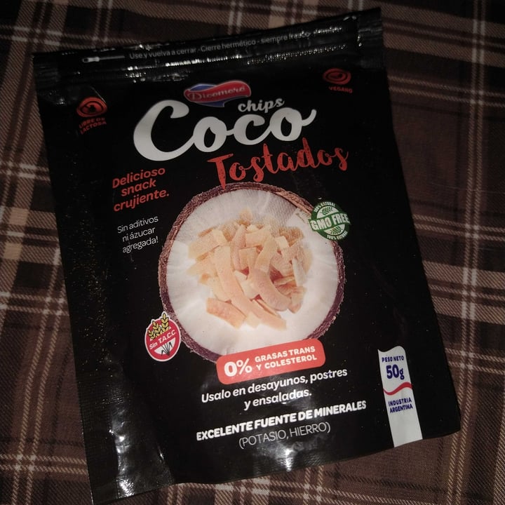 photo of Dicomere Chips de coco tostados shared by @agusvegana1990 on  30 Apr 2021 - review