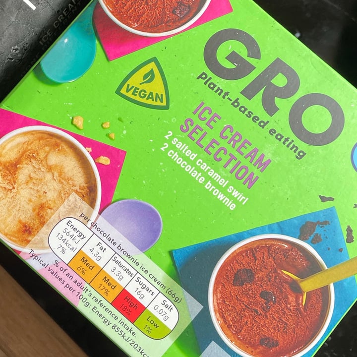review photo of GRO Salted Caramel Swirl Ice Cream shared by @siennajas on 02 Apr 2021 - review
