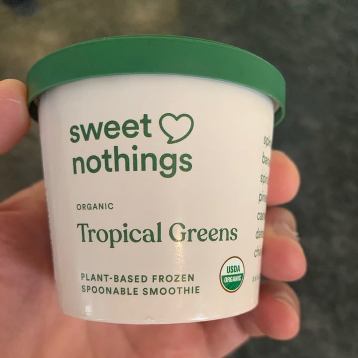 photo of Sweet Nothings Tropical greens spoonable smoothie shared by @louisg on  20 Aug 2021 - review