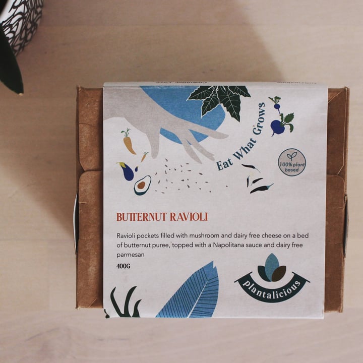 review photo of Plantalicious Butternut Ravioli shared by @britinsa on 23 Nov 2020 - review