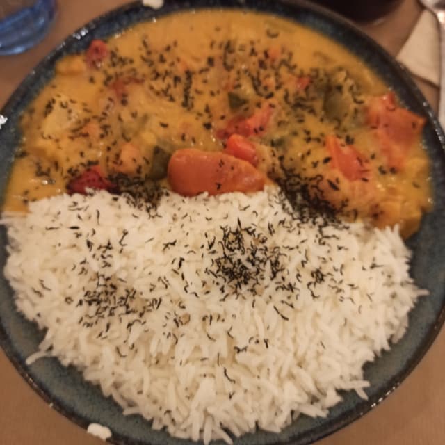 菜肴“Massala Mangue Curry”的照片