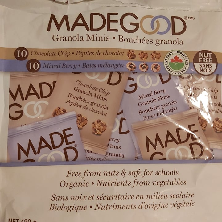 photo of Made Good Mixed Berry Granola Minis shared by @laurentripp on  22 Jun 2021 - review