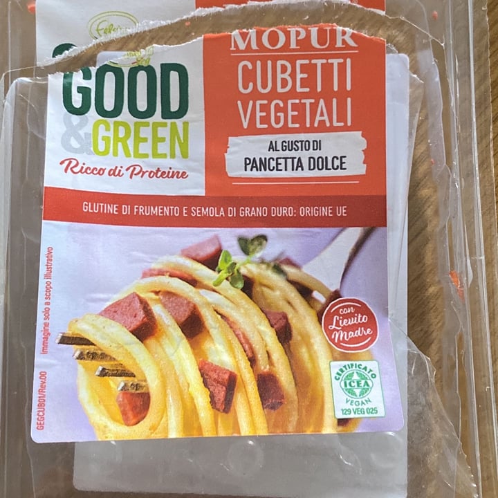 review photo of Mopur vegetalfood Cubetti Vegetali - Gusto pancetta dolce shared by @fridina on 17 Sep 2022 - review