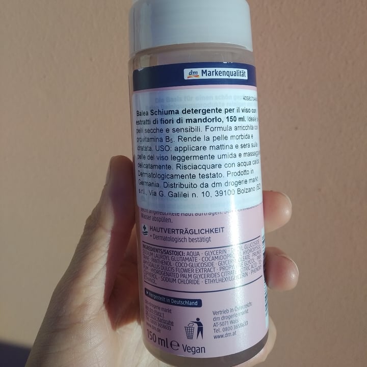 review photo of Balea Schiuma detergente viso shared by @suze7 on 24 Mar 2022 - review