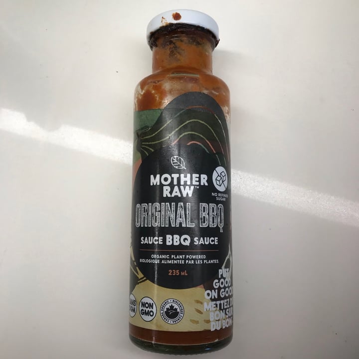 photo of Mother Raw Original BBQ Sauce shared by @veganvanman on  01 Nov 2020 - review