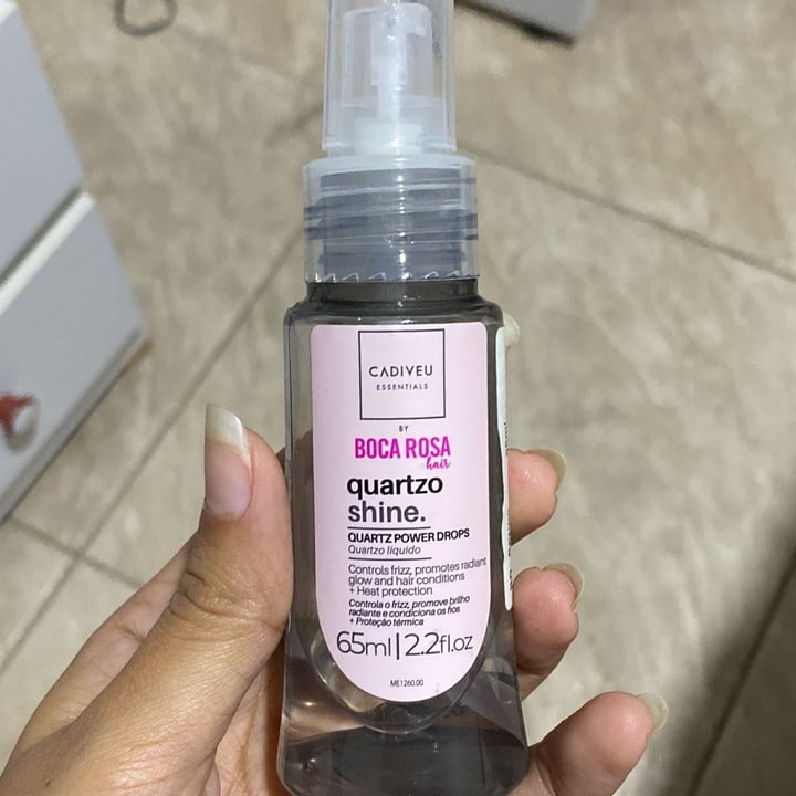 photo of Cadiveu Essentials Quartzo Shine - Quartzo Líquido (Power Drops) shared by @veganlover13 on  11 Jun 2022 - review