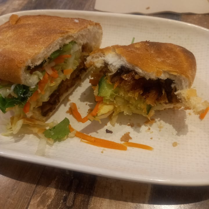review photo of Olivia Spring Cafe vegan "pork" roll #buhnmi shared by @aethos on 08 Dec 2022 - review