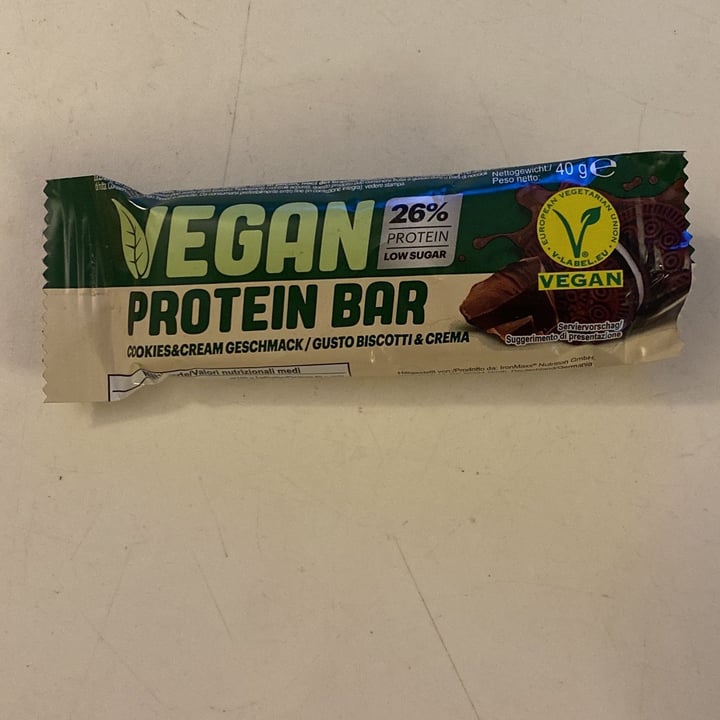 photo of IronMaxx Barretta Proteica Vegan shared by @marikamaky on  07 Sep 2022 - review
