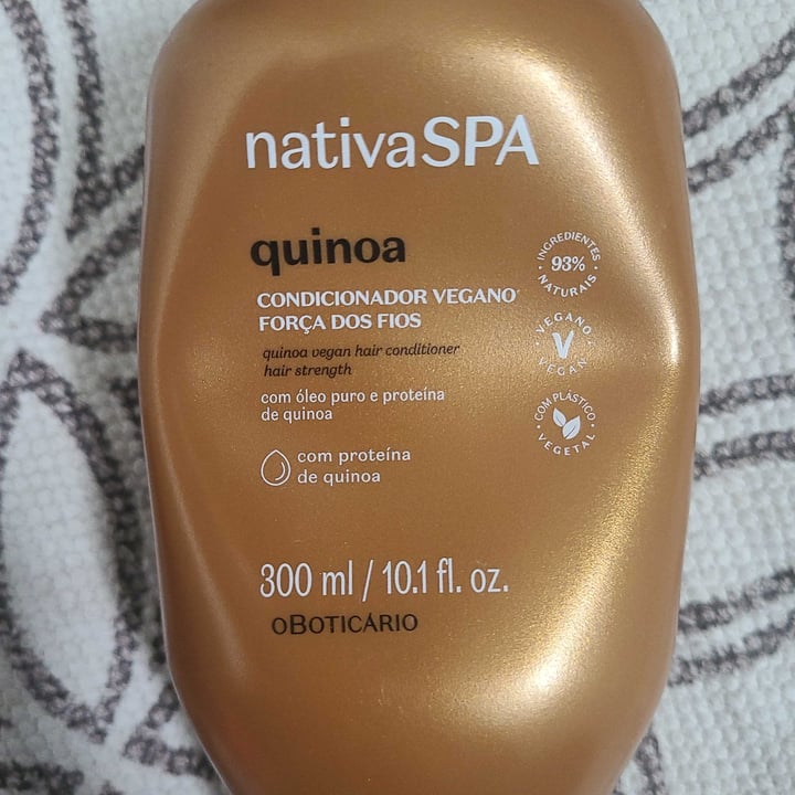 review photo of O BoticĂĄrio Condicionador quinoa shared by @paulanatasha on 17 Apr 2022 - review