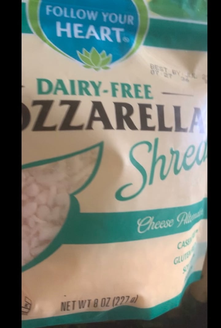 photo of Follow your Heart Dairy-Free Mozzarella Shreds shared by @bpina24 on  31 Mar 2020 - review