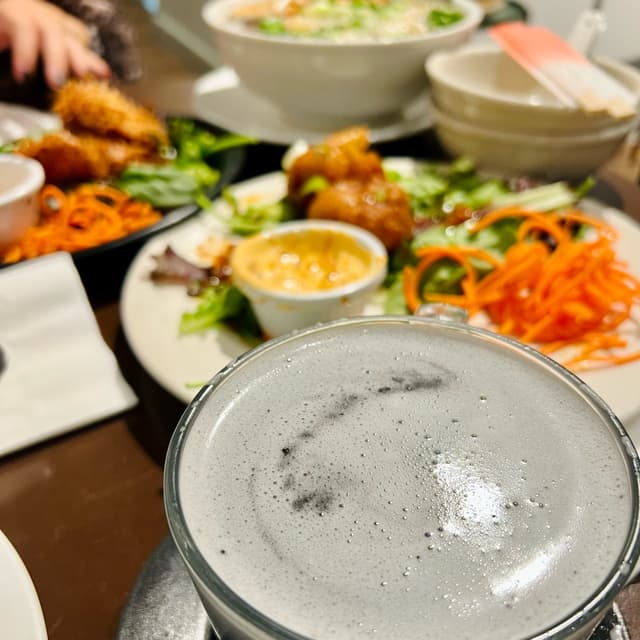 Photo of the dish “Charcoal latte”