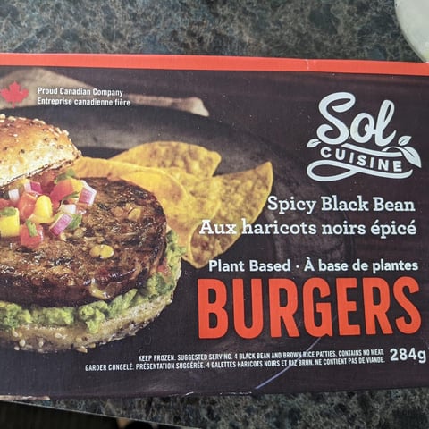 Spicy Black Bean Burgers