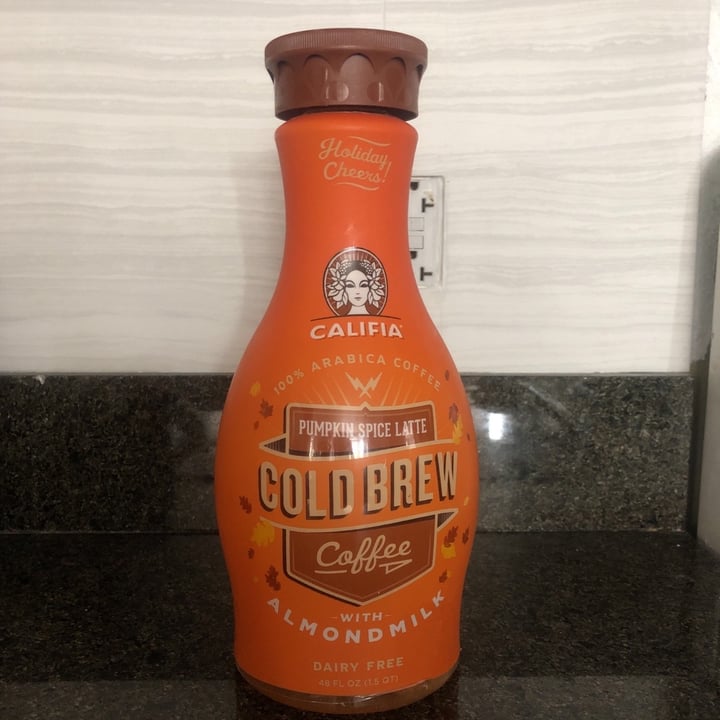 photo of Califia Farms Pumpkin Spice Latte Cold Brew Coffee With Almond Milk shared by @kckellydoggy on  06 Jun 2020 - review